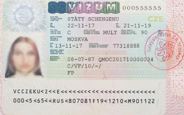 виза в Чехию для россиян в 2022 году
